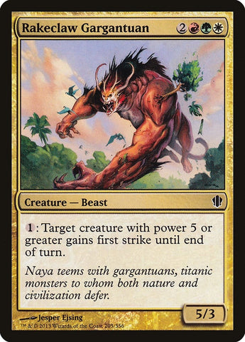 Image for Rakeclaw Gargantuan (205) [Commander 2013]
