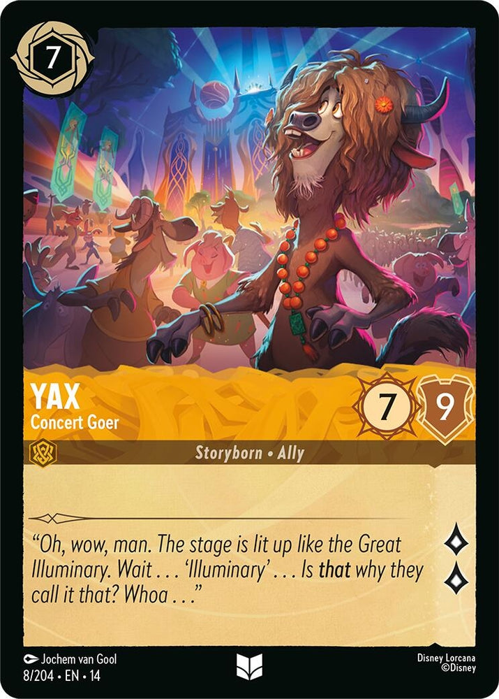 Image for Yax - Concert Goer (8/204) (Hyperia City) (14) - Disney Lorcana