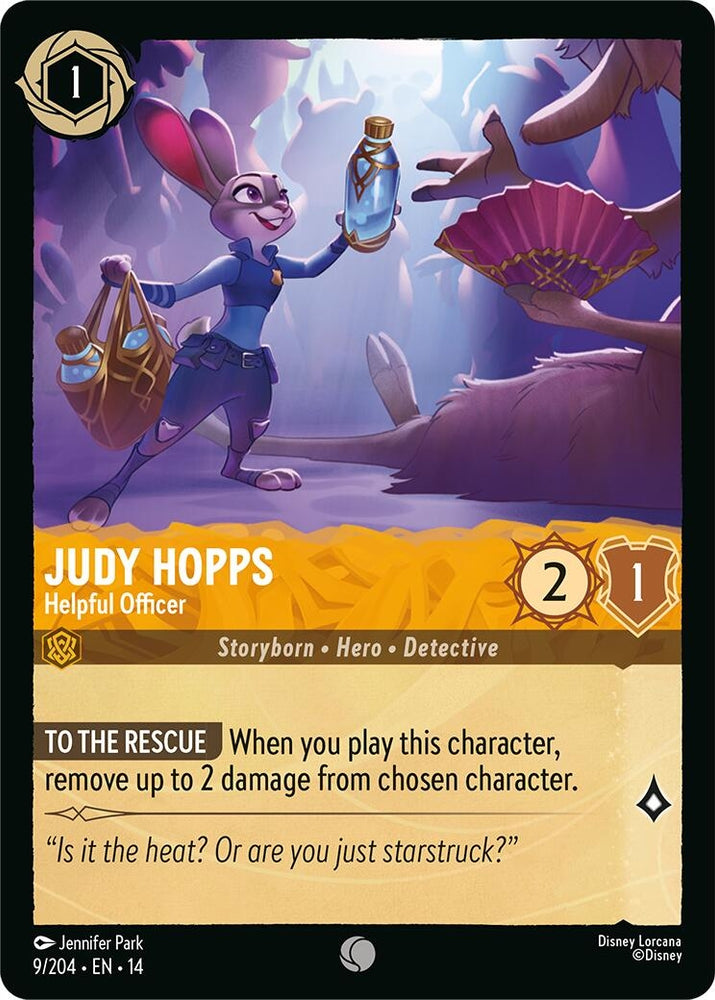 Image for Judy Hopps - Helpful Officer (9/204) (Hyperia City) (14) - Disney Lorcana