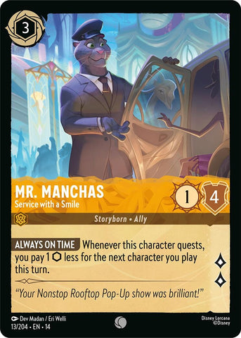 Image for Mr. Manchas - Service with a Smile (13/204) (Hyperia City) (14) - Disney Lorcana