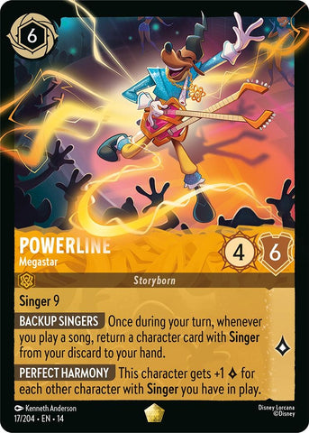 Image for Powerline - Megastar (17/204) (Hyperia City) (14) - Disney Lorcana