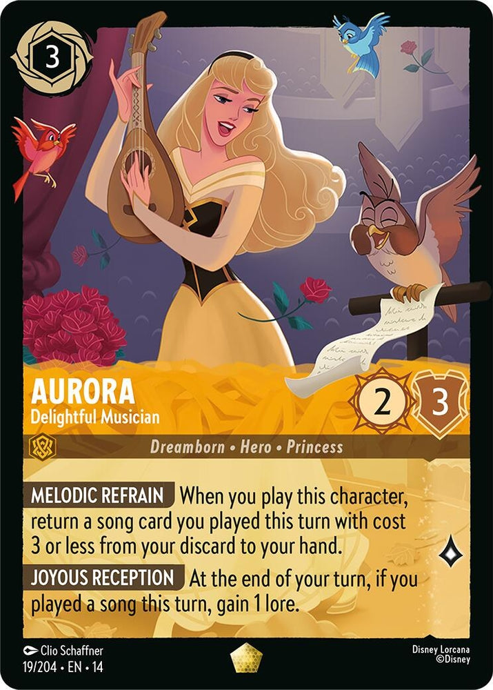 Image for Aurora - Delightful Musician (19/204) (Hyperia City) (14) - Disney Lorcana