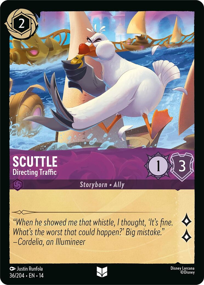 Image for Scuttle - Directing Traffic (36/204) (Hyperia City) (14) - Disney Lorcana
