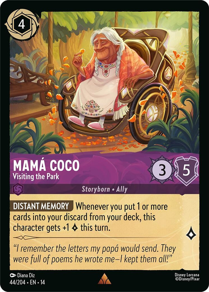 Image for Mama Coco - Visiting the Park (44/204) (Hyperia City) (14) - Disney Lorcana
