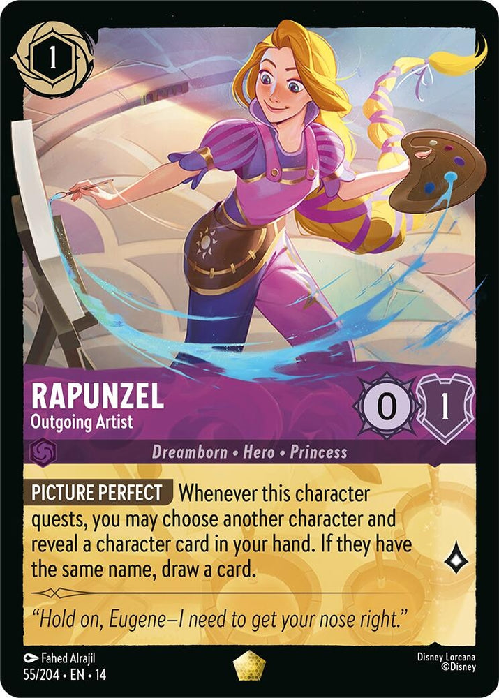 Image for Rapunzel - Outgoing Artist (55/204) (Hyperia City) (14) - Disney Lorcana