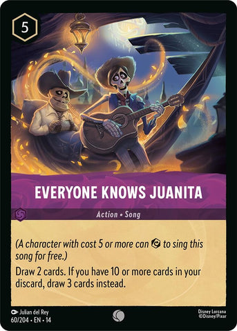 Image for Everyone Knows Juanita (60/204) (Hyperia City) (14) - Disney Lorcana