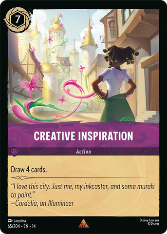 Image for Creative Inspiration (65/204) (Hyperia City) (14) - Disney Lorcana