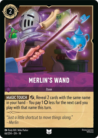 Image for Merlin's Wand (66/204) (Hyperia City) (14) - Disney Lorcana