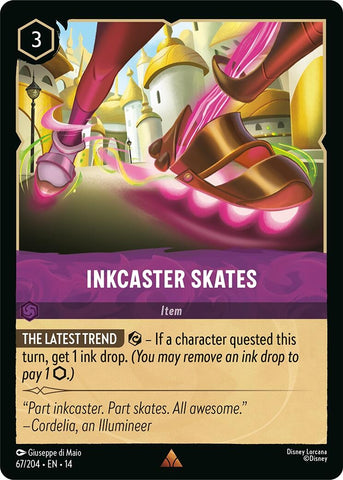Image for Inkcaster Skates (67/204) (Hyperia City) (14) - Disney Lorcana