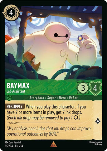 Image for Baymax - Lab Assistant (85/204) (Hyperia City) (14) - Disney Lorcana