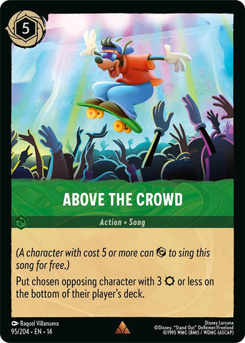 Image for Above the Crowd (95/204) (Hyperia City) (14) - Disney Lorcana