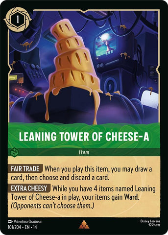 Image for Leaning Tower of Cheese-a (101/204) (Hyperia City) (14) - Disney Lorcana