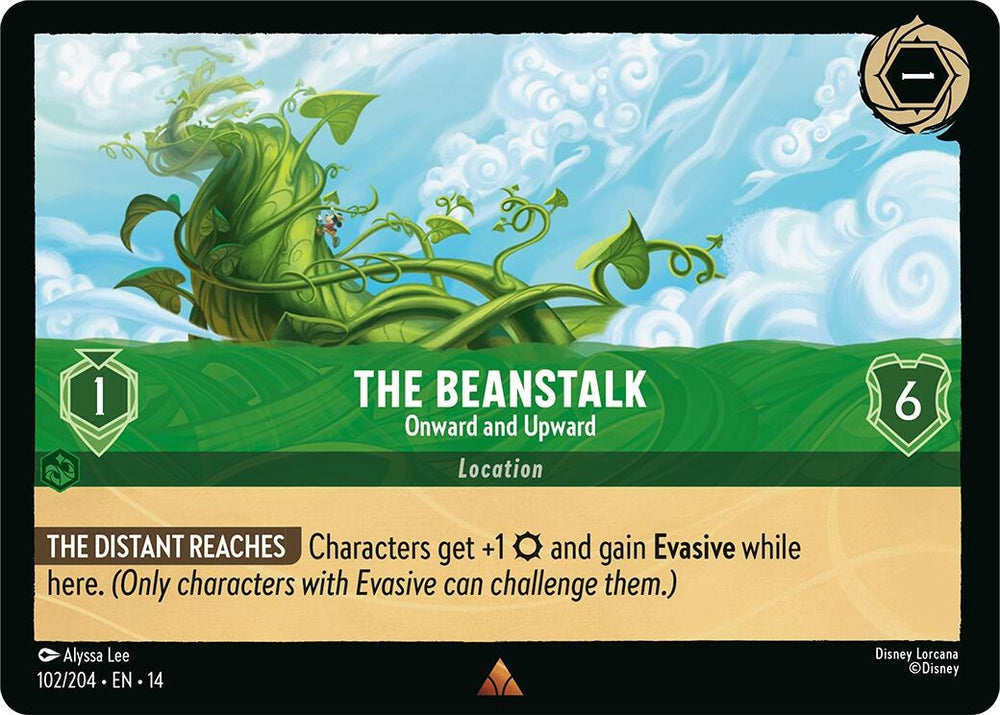 Image for The Beanstalk - Onward and Upward (102/204) (Hyperia City) (14) - Disney Lorcana