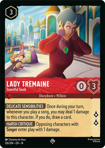 Image for Lady Tremaine - Scornful Snob (126/204) (Hyperia City) (14) - Disney Lorcana