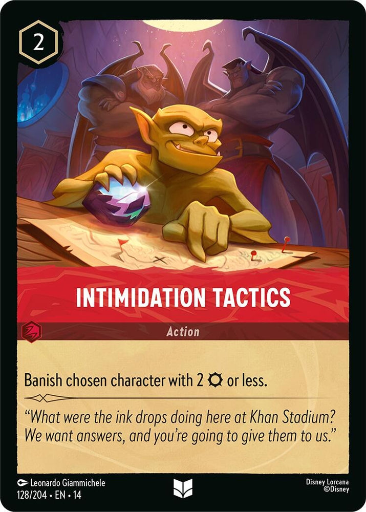 Image for Intimidation Tactics (128/204) (Hyperia City) (14) - Disney Lorcana