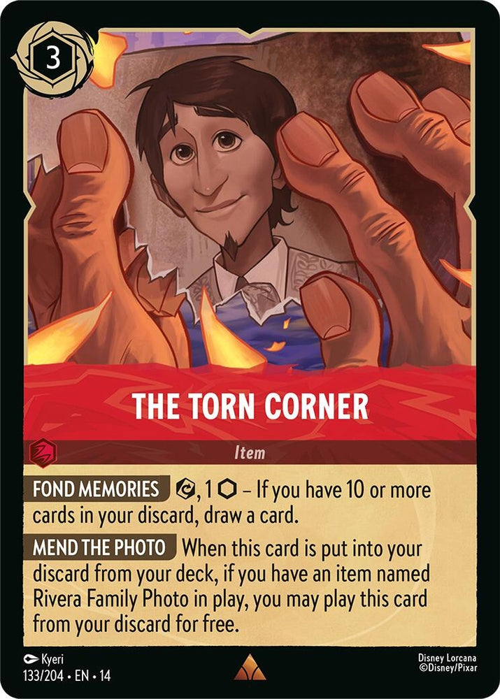 Image for The Torn Corner (133/204) (Hyperia City) (14) - Disney Lorcana