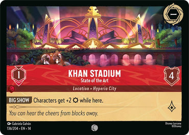 Image for Khan Stadium - State of the Art (136/204) (Hyperia City) (14) - Disney Lorcana