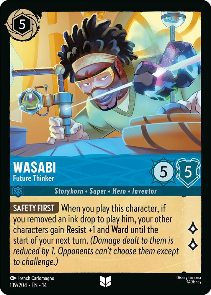 Image for Wasabi - Future Thinker (139/204) (Hyperia City) (14) - Disney Lorcana