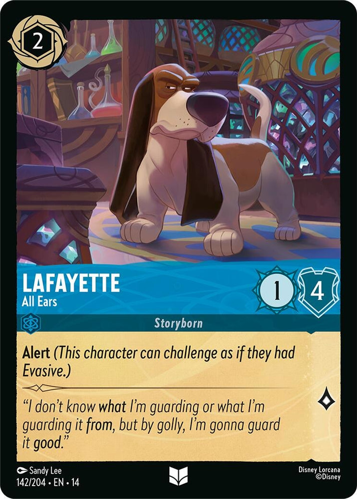 Image for Lafayette - All Ears (142/204) (Hyperia City) (14) - Disney Lorcana