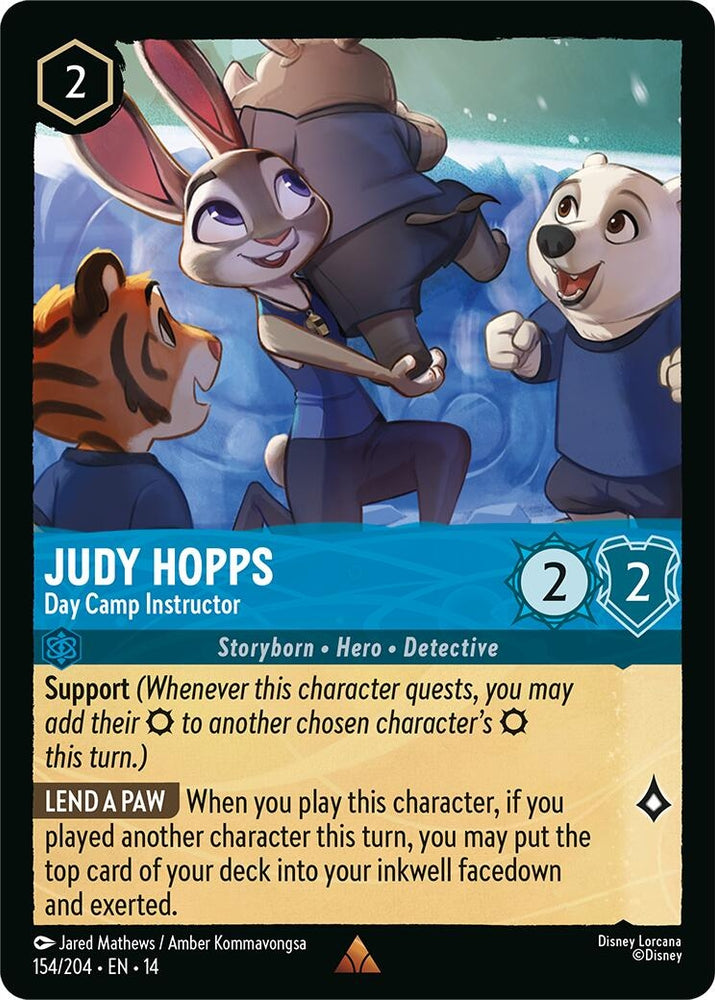 Image for Judy Hopps - Day Camp Instructor (154/204) (Hyperia City) (14) - Disney Lorcana