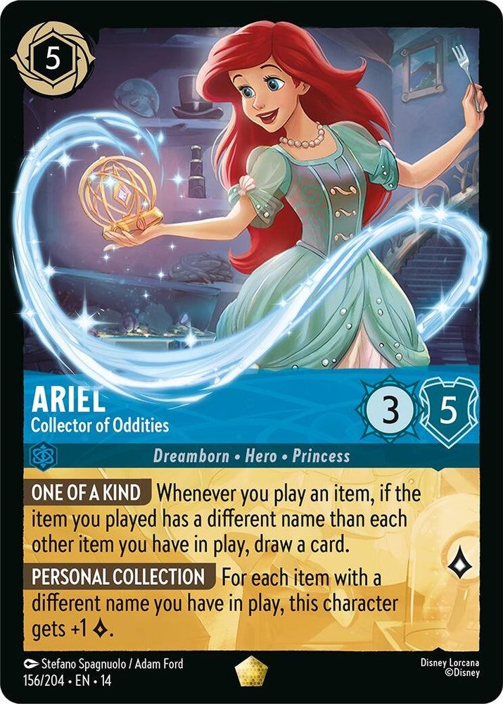 Image for Ariel - Collector of Oddities (156/204) (Hyperia City) (14) - Disney Lorcana