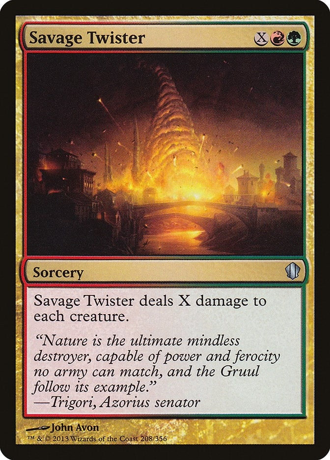 Image for Savage Twister (208) [Commander 2013]