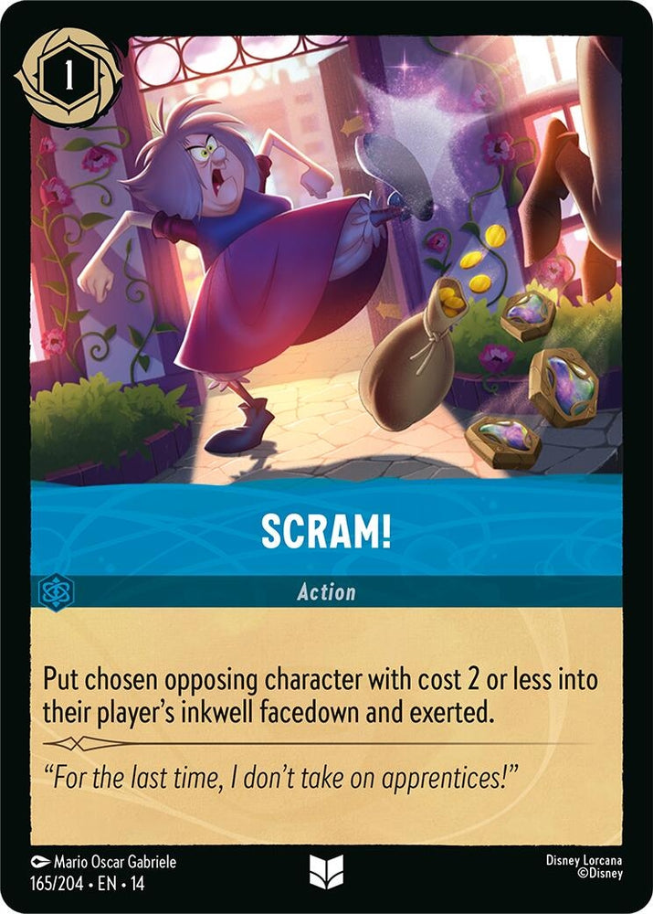 Image for Scram! (165/204) (Hyperia City) (14) - Disney Lorcana