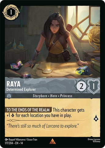 Image for Raya - Determined Explorer (177/204) (Hyperia City) (14) - Disney Lorcana