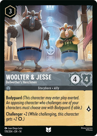 Image for Woolter & Jesse - Bellwether's Henchmen (178/204) (Hyperia City) (14) - Disney Lorcana