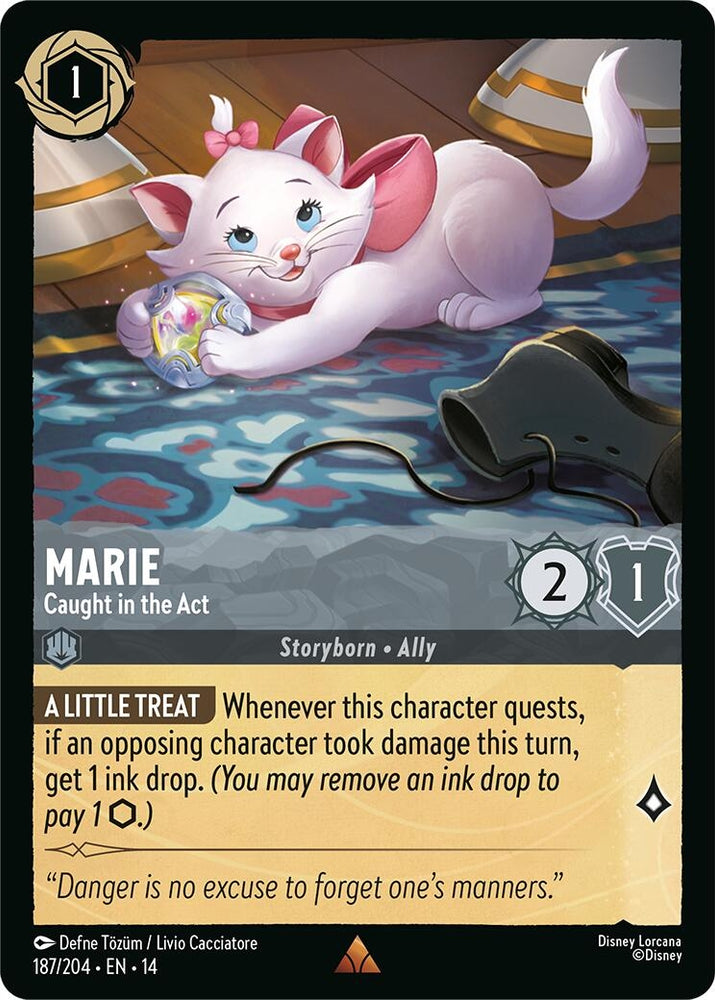 Image for Marie - Caught in the Act (187/204) (Hyperia City) (14) - Disney Lorcana
