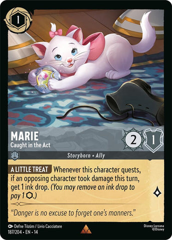 Image for Marie - Caught in the Act (187/204) (Hyperia City) (14) - Disney Lorcana