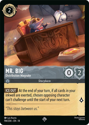 Image for Mr. Big - Distribution Magnate (194/204) (Hyperia City) (14) - Disney Lorcana