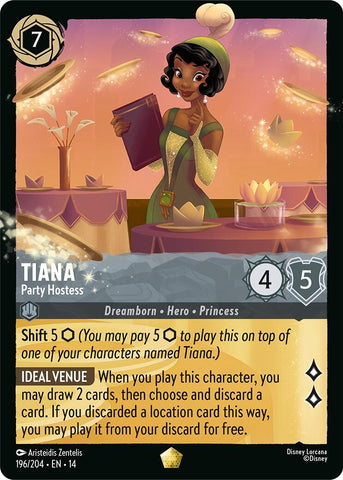 Image for Tiana - Party Hostess (196/204) (Hyperia City) (14) - Disney Lorcana