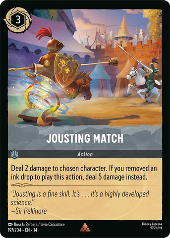 Image for Jousting Match (197/204) (Hyperia City) (14) - Disney Lorcana