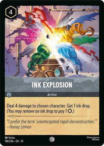 Image for Ink Explosion (198/204) (Hyperia City) (14) - Disney Lorcana