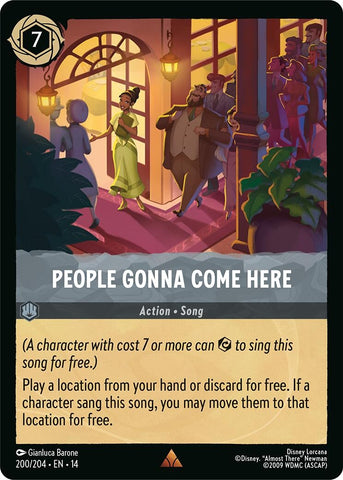 Image for People Gonna Come Here (200/204) (Hyperia City) (14) - Disney Lorcana