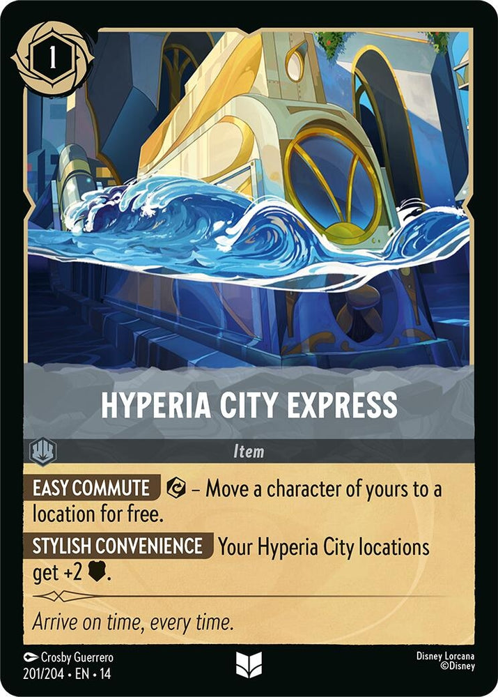 Image for Hyperia City Express (201/204) (Hyperia City) (14) - Disney Lorcana