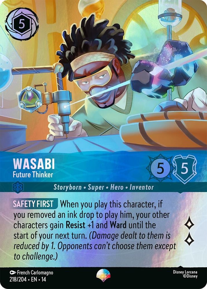Image for Wasabi - Future Thinker (Epic) (218/204) (Hyperia City) (14) - Disney Lorcana