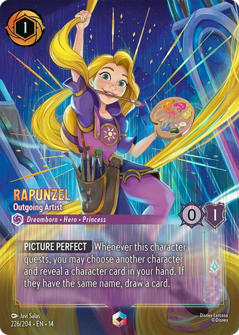 Image for Rapunzel - Outgoing Artist (Enchanted) (226/204) (Hyperia City) (14) - Disney Lorcana