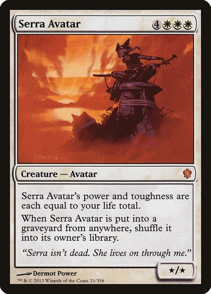 Image for Serra Avatar (21) [Commander 2013]