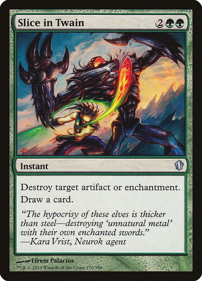 Image for Slice in Twain (170) [Commander 2013]