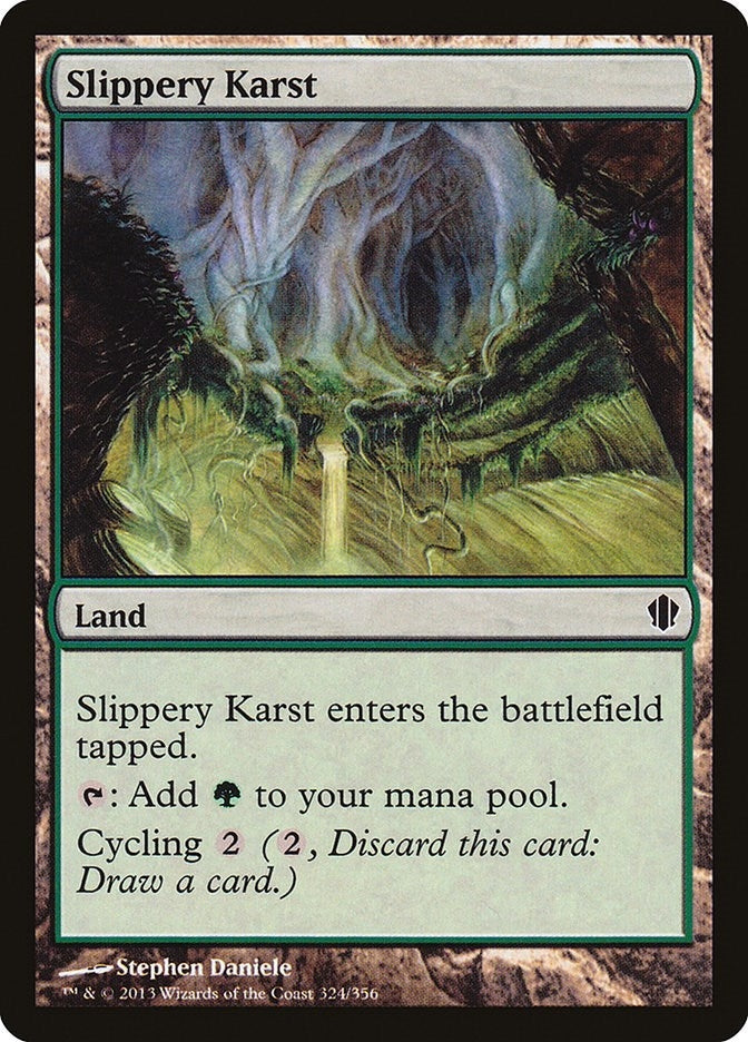 Image for Slippery Karst (324) [Commander 2013]