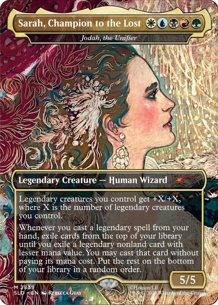 Image for Sarah, Champion to the Lost - Jodah, the Unifier (2839) (Secret Lair Drop Series) (SLD) - Magic: The Gathering