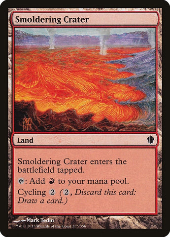 Image for Smoldering Crater (325) [Commander 2013]