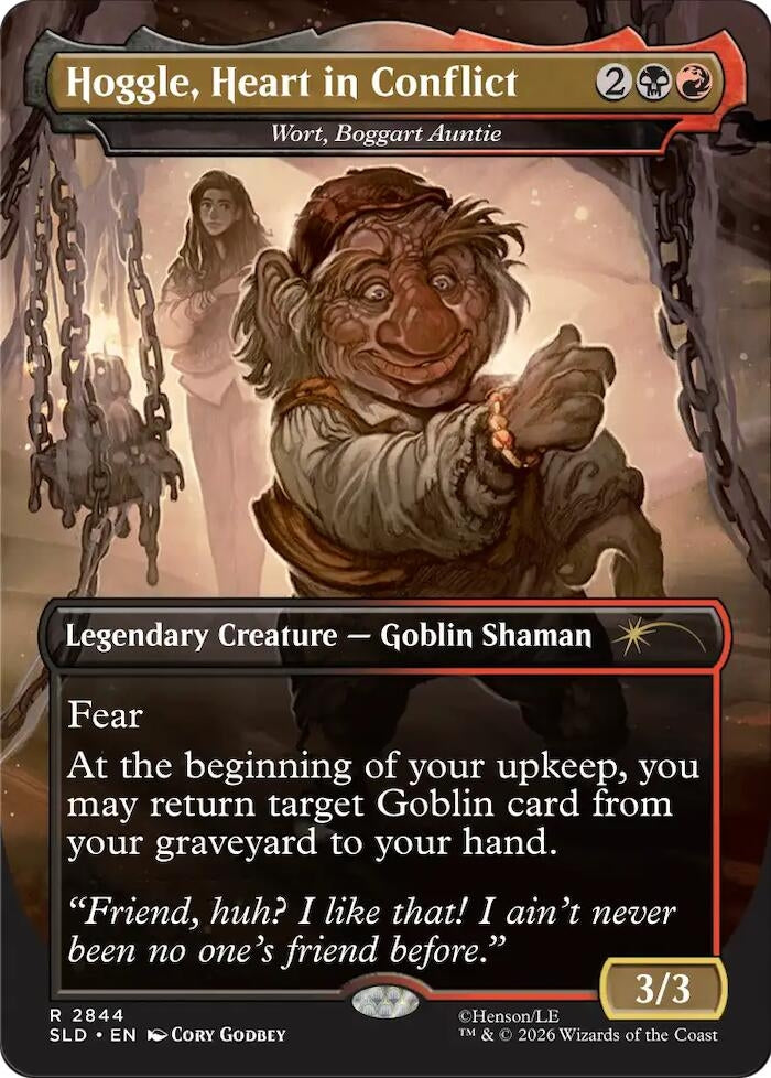 Image for Hoggle, Heart in Conflict - Wort, Boggart Auntie (2844) (Secret Lair Drop Series) (SLD) - Magic: The Gathering