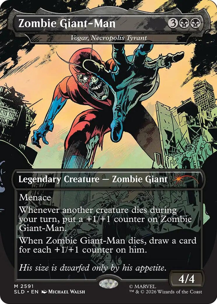 Image for Zombie Giant-Man - Vogar, Necropolis Tyrant (2591) (Secret Lair Drop Series) (SLD) - Magic: The Gathering