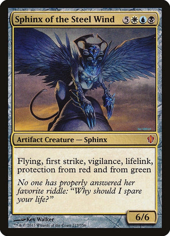 Image for Sphinx of the Steel Wind (217) [Commander 2013]