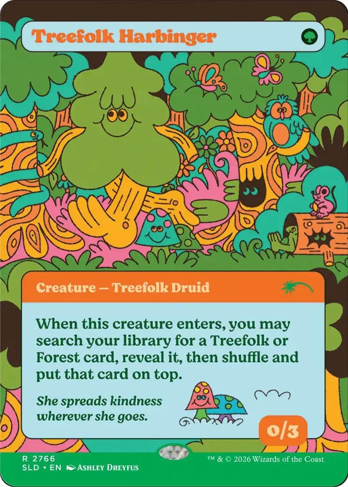 Image for Treefolk Harbinger (2766) (Secret Lair Drop Series) (SLD) - Magic: The Gathering