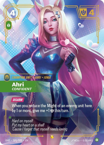 Ahri, Confident (SP) (SP1/005) (Radiance) (RAD)