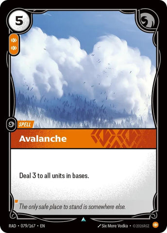 Avalanche (079/167) (Radiance) (RAD)